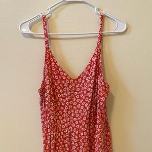 Daises on red dress - Old Navy - L